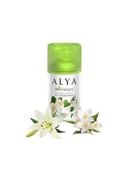 Alya Nature's Scents White Flowers - Beyaz Çiçekler Oda Kokusu Yedek Makine Spreyi 250 ml