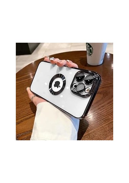 Ggm Aksesuar 15 ile Uyumlu Laser Şeffaf Parlak Arka Yüzey ve Logo Detaylı Kenarları