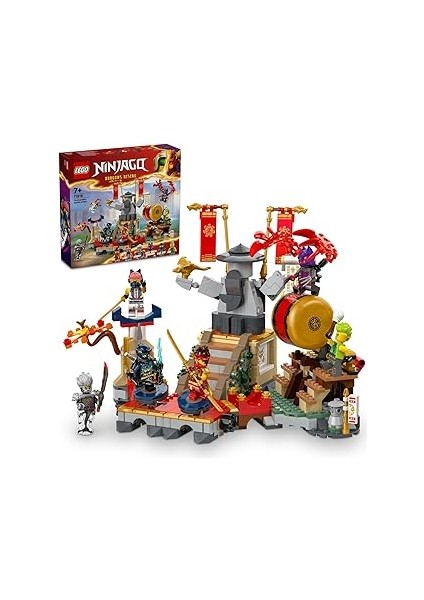 Ninjago Turnuva Savaş Arenası 71818 – 7 Yaş ve Üzeri Kız ve Erkek Çocukları Için 6 Minifigür I