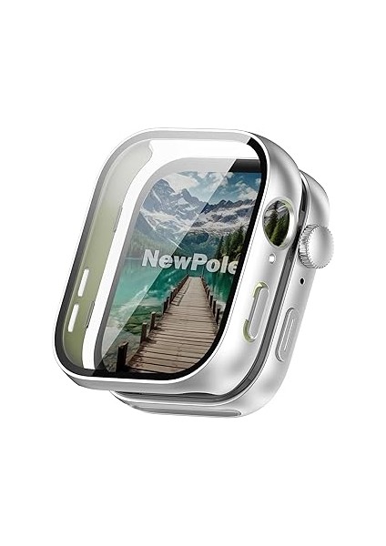 Newpole 3 Için Ekran Koruyucu Kırılmaz Cam ve Tam Kaplayan Watch Kasa Koruyucu Kılıf Yüksek Ha