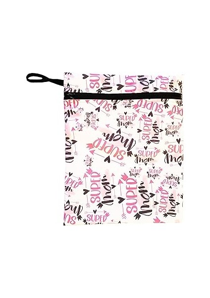 Yorni 30X37CM, Super Mom, Su Geçirmez Islak Mayo Çantası, Torbası