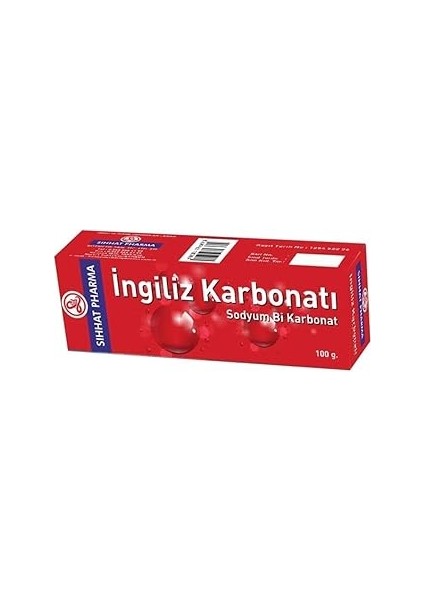 Tunalı Sıhhat Pharma Ingiliz Karbonatı 100 Gr.