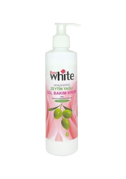 Rose White 200 Ml. Zeytin Yağlı Gül Kremi