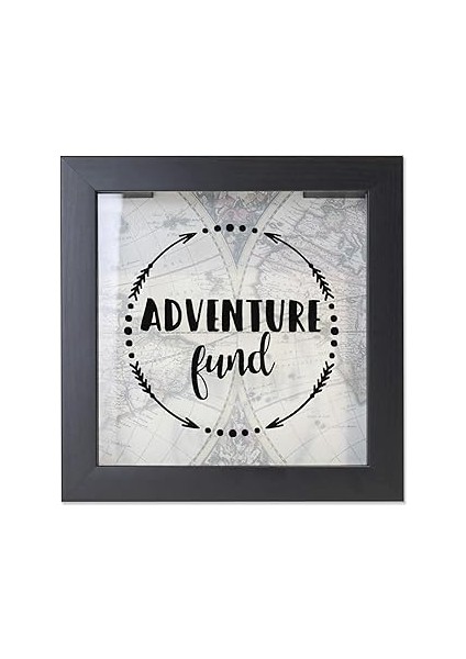 Lawrence Frames 8x8 Macera Fonu Siyah Gölge Kutusu Çerçevesi