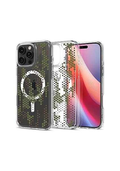 Spigen 16 ile Uyumlu Ince Kılıf Hybrid Sararma Karşıtı Duraclear Hava Kana