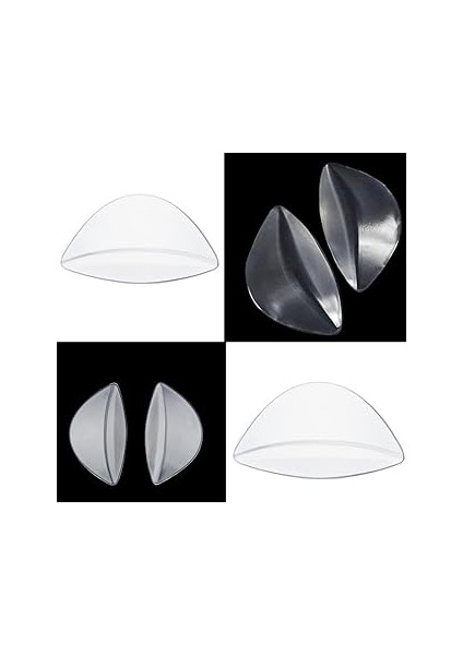 Optana Silikon Ark Destek Şeffaf Içe Basma Engelleme Düz Taban Önleyici