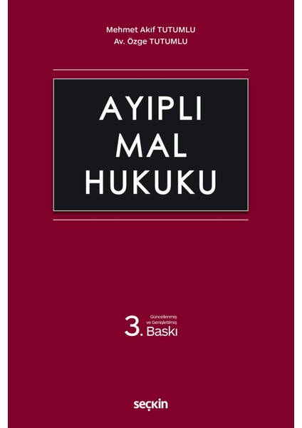 Ayıplı Mal Hukuku