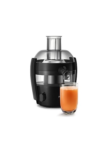 Viva Katı Meyve Sıkacağı, 500W, 1,5l, Quickclean, Damlama Önleyici, Siyah, HR183