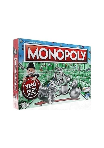 Monopoly Kutu Oyunu, 8+ Yaş