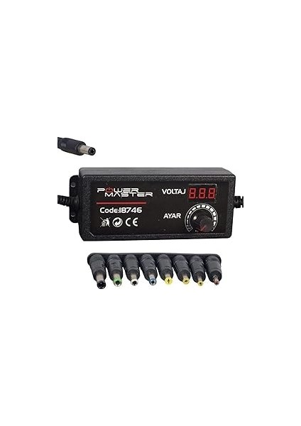 3V-12V 5AMPER Çok Uçlu Ayarlı Adaptör