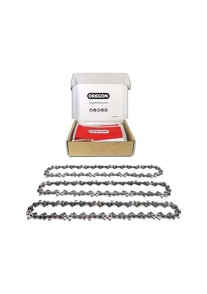 Oregon T52X3 Testere Zinciri, 3'lü Paket, Gri