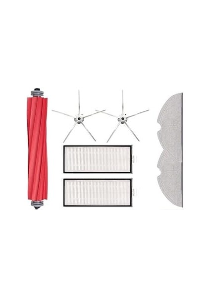 Popüler Q7 + Uyumlu Robot Süpürge Fırça Filtre Aksesuar Seti