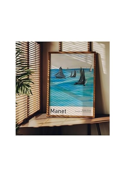 Fark Tanıtım Manet Çerçevesiz Poster, Dekoratif Çerçevesiz Poster, Tablo, Manet, 21 x 30