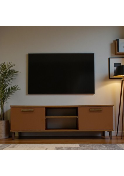 Zeta Tv Ünitesi Veya Sehpa Renk Sepya (Taba)