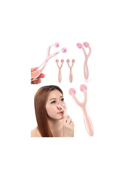 Burun Şekillendirme Silindir Masaj Rulosu Doğal Estetik Burun Kaldırıcı Alet