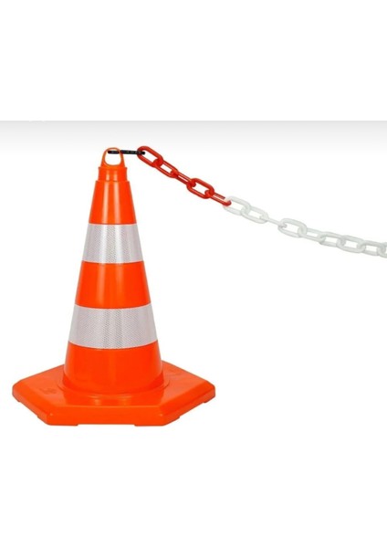 Plastik Zincir 5 Metre Uyarı Yönlendirme Kırmızı Beyaz Plastik Zincir fiyatları
