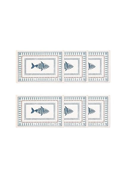 Martha Sunum Tabağı Seti 24 cm 6lı