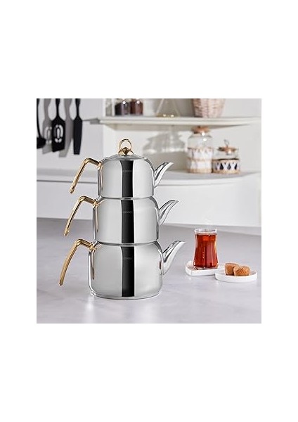 Tres 3'lü Çaydanlik Tk.