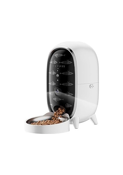 Petfit Meow Pure Akıllı Otomatik Kedi Mama Kabı, 3l Kapasiteli, Wifi Kameralı, Uygulama Kontr