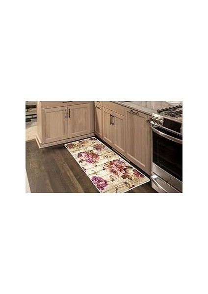 Colorix Carpet Kaymaz Taban Tezgah Önü Mutfak Paspası 50X150 cm No: 367