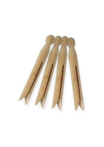 Honey-Can-Do DRY-01389 Geleneksel Mandal Ahşap 100 Adet, Doğal, 10.16 x 17.78 x 22,86 cm