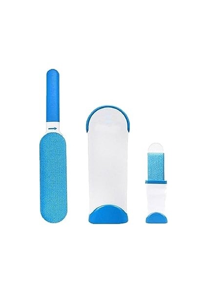 Mobee Kedi Köpek Tüy Temizleyici Fırça Toz Toplama 2li Set