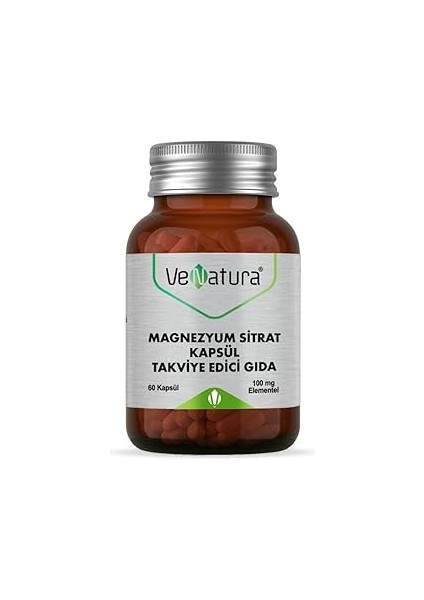 Venatura Magnezyum Sitrat 60 Kapsül 79828