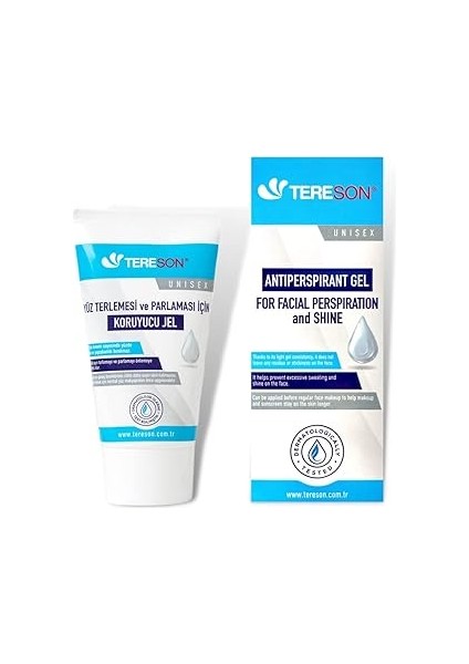 Tereson Yüz Terlemesi ve Parlaması Için Koruyucu Jel, 50ML