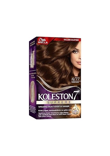 Koleston Kit 4-77 Kadife Kahve Saç Boyası
