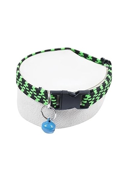 X-Perk Elastik Zilli Kedi Köpek Tasması Boyun Tasma Ayarlı