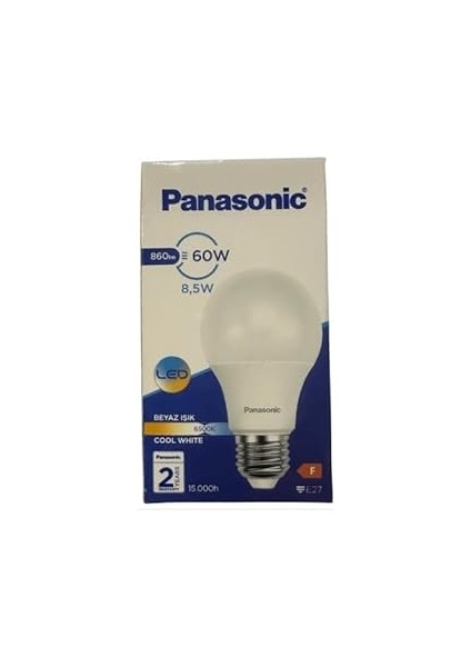 LED E27 8,5W 860LM 6500K Lamba Beyaz Işık