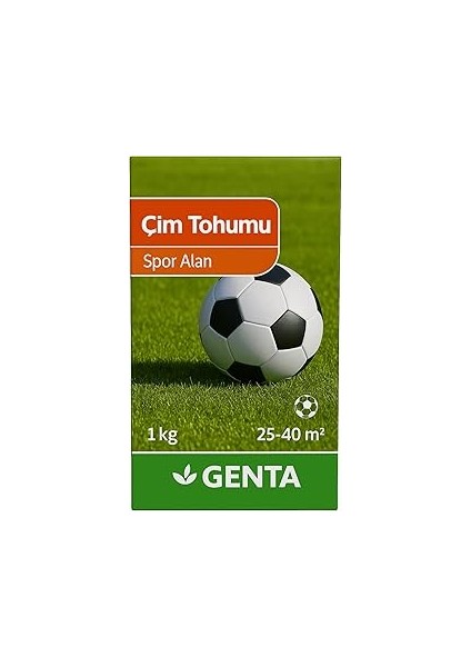 Genta Spor Alan Çim Tohumu 1 kg