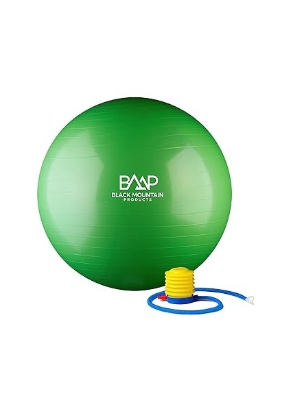 Luftfahrqualitaet Statik Kalınlık Egzersiz Sağlamlık Ball Pompa 75 cm Yeşil