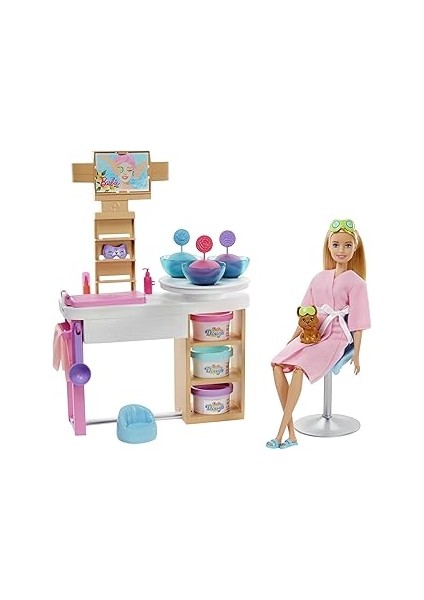 Barbie'nin Yüz Bakımı Oyun Seti Barbie'nin Yüz Bakımı Oyun Seti, Aksesurlar, Sevimli Köpekçik Ile B
