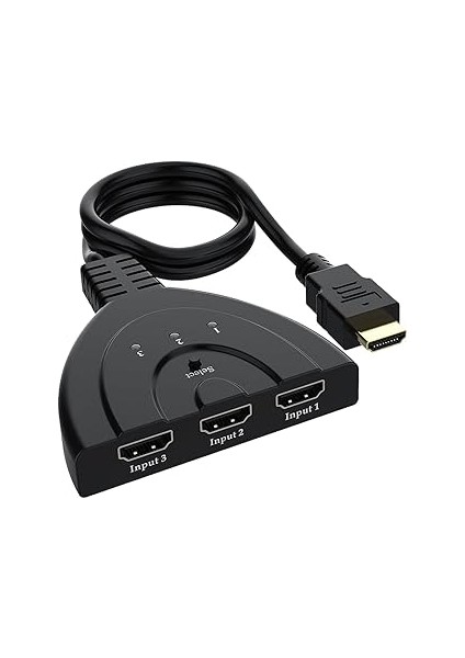 Güncelçarşı 3 Giriş 1 Çıkış Full Hd-Hdtv HDMI Switcher Toplayıcı Kablo, Hdmı Çoklayıcı Değildir, To