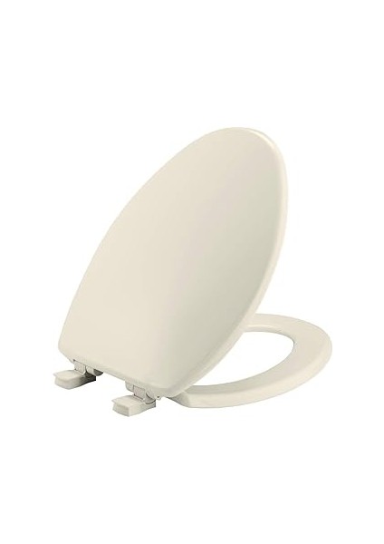 Bemis 7300SLEC 346 Klozet Kapağı Yavaş Kapanır ve Kolay Temizlenir, Bisküvi/keten Için 1 Paket Uzat