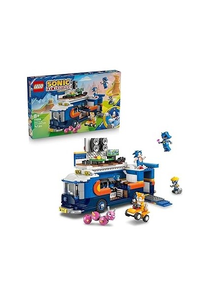 Sonic Takımı Komuta Kamyonu 77006 – 8 Yaş ve Üzeri Erkek ve Kız Çocuklar Için Yaratıcı Hikaye