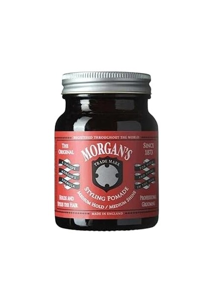 Morgan's Medium Hold & Shine - Orta Tutucu Parlaklık Veren Şekillendirici Pomad (Red Label) 100 gr