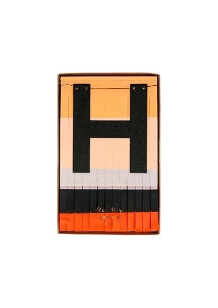 Meri Meri - Halloween Fringe Garland - Halloween Püsküllü Asılan Süs