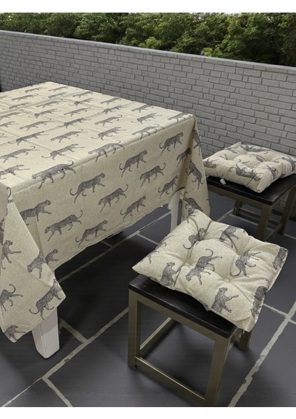 Piknik, Mutfak, Şeffaf Çantalı Masa Örtülü Sandalye Minder Seti fiyatları