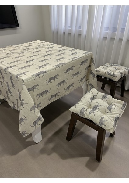 Piknik, Mutfak, Şeffaf Çantalı Masa Örtülü Sandalye Minder Seti modelleri