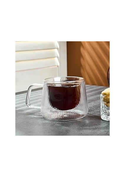 Lineo Short Çift Cidarlı Kupa 200 ml