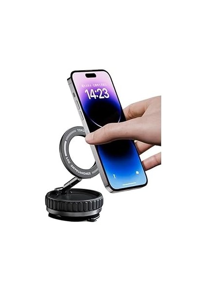 Kablosuz Araç Içi Cep Telefonu Tutucu Araç Içi Montaj Süper Güçlü Vakumlu Manyetik Telefo