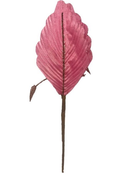 Yılbaşı Temalı 35 cm Pembe Çiçek Dekoru modelleri