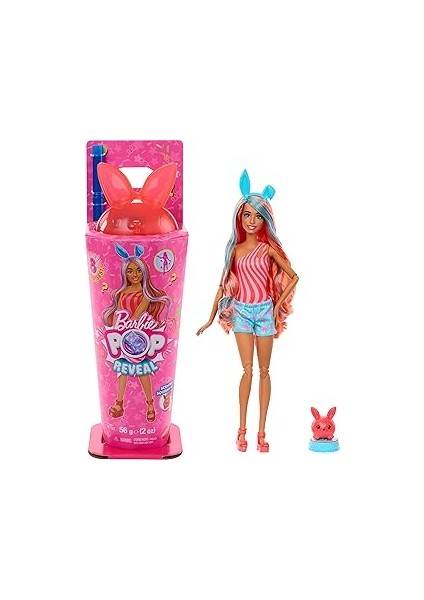 Pop Reveal™ Mikshake Serisi - Pembe Pop Reveal Shakes Serisi Bebek ve Aksesuar Seti,