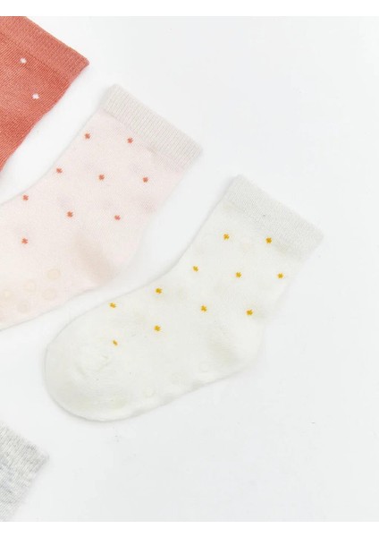 Baskılı Kız Bebek Soket Çorap 5'li (W5) fiyatları