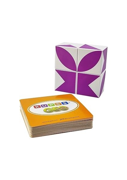 Küpss Geo Jr. Manyetik Görsel Zeka Küpleri (40 Geometrik Şekil Kartı - Mıknatıslı Küpler)