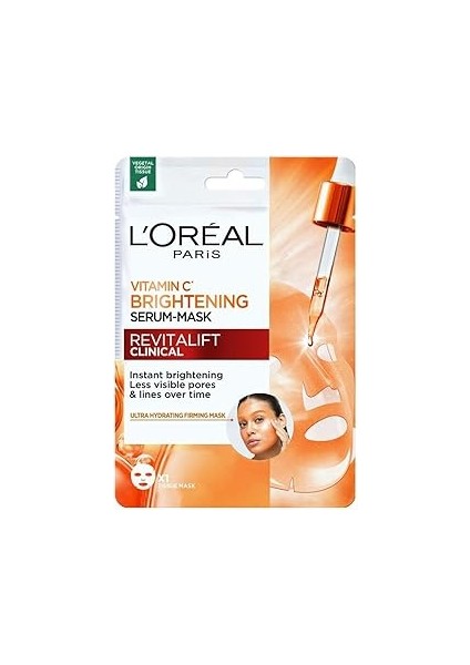 L'oréal Paris Revitalift Clinical Anında Aydınlatıcı C Vitamini Serum Etkili Maske