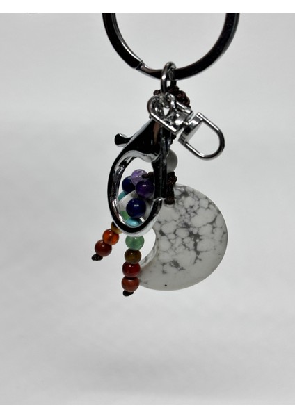 Havlit Doğaltaş Anahtarlık Charm Hilal fırsatları