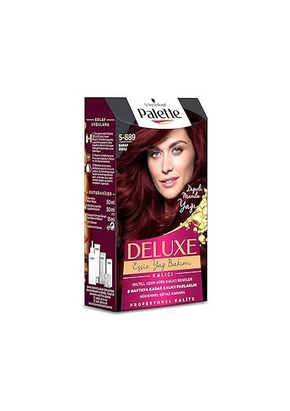 Palette Deluxe 5-889 Kızılı Saç Boyası